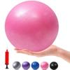 MOMPLUS Exercise Pilates Mini Yoga Balls Barre Small for Home Stability Squishy Training Physical Therapy Improves Balance with Pump(Pink, 6 Inch) view 1