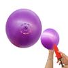 MOMPLUS Exercise Pilates Mini Yoga Balls Barre Small for Home Stability Squishy Training Physical Therapy Improves Balance with Pump(Pink, 6 Inch) view 2