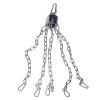 Heavy-Duty Boxing Punching Bag Hanging Chain, 360 Rotation Spherical Swing Hook, Boxing Bag Mount, Solid Steel One-Piece Molding Without Welding view 1