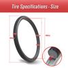 Catazer Bicycle Solid Tire 20 Inch 20x1.50 Tires Anti-Slip Black Tires Bike Tires Riding BMX Bike Kids' Bike Tire 20x1.50 view 2