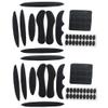 2 Set Helmet Padding Kit Bike Helmet Pad Universal Foam Pads for Bike Motorcycle Cycling Helmet, black, QXDAITI-12 view 1
