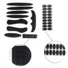 2 Set Helmet Padding Kit Bike Helmet Pad Universal Foam Pads for Bike Motorcycle Cycling Helmet, black, QXDAITI-12 view 3