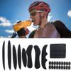 2 Set Helmet Padding Kit Bike Helmet Pad Universal Foam Pads for Bike Motorcycle Cycling Helmet, black, QXDAITI-12 view 4