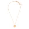 Caiyao You Are My Sunshine 14K Gold Plated Golden Sunflower Pendant Necklace Lightweight Solid Yellow Flower Daisy Chain Necklace for Women Graduation Birthday Jewelry Gifts-Gold view 1