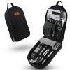 Portable Camping Cooking Utensils Set Bag Suitable for Fork, Spoon, Chopping Board, Chef's Knife,Kitchenware Storage view 4