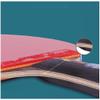 LINGOSHUN Ping Pong Racket Set,Comfortable Handle,Table Tennis Bat with Carbon Fibre Technology for Increased Control / 5 Stars/Short Handle view 3