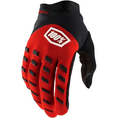 100% AIRMATIC Glove - Red/Black - MD