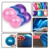 MOMPLUS 6 Inch Exercise Pilates Mini Yoga Balls Barre for Home Stability Squishy Training Physical Therapy Improves Balance Core Strength Comes with Pump(Purple, 6 Inch) view 3