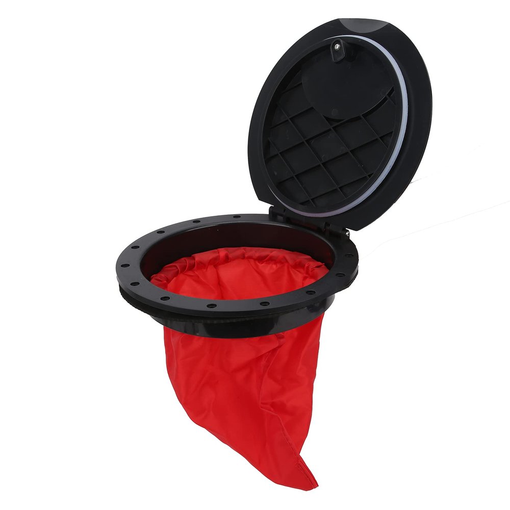 VGEBY Hatch Cover, 9in ABS Round Hatch Cover Boat Plastic Fully Sealed Deck Plate Non Slip Inspection Hatch for Kayaking Yacht Rowing Supplies