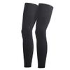 One Pair Compression Full Length Leg Sleeves Unisex Run Basketball Black-M view 1