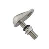 NRC&XRC Marine Grade Stainless Steel 316 I.D. 3/8in (11.4MM) Boat Intake Strainer Threaded Thru-Hull Inlet 3/8in Filter Scoopwith Rubber Washer Gaskets view 4