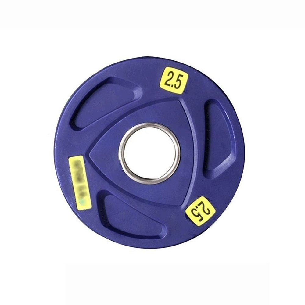 YKHB Standard 2 Inch Weight Plates,Fitness Barbell Plate,Color Grip Plate,Used for Weight Training,Various Sizes (Size : 2.5kg/5.5lbs1)