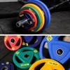 YKHB Standard 2 Inch Weight Plates,Fitness Barbell Plate,Color Grip Plate,Used for Weight Training,Various Sizes (Size : 2.5kg/5.5lbs1) view 2