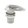 NRC&XRC Marine Grade Stainless Steel 316 I.D. 1-1/4in(33MM) Boat Intake Strainer Threaded Thru-Hull Inlet 1-1/4in Filter Scoopwith Rubber Washer Gaskets view 1