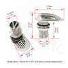 NRC&XRC Marine Grade Stainless Steel 316 I.D. 1-1/4in(33MM) Boat Intake Strainer Threaded Thru-Hull Inlet 1-1/4in Filter Scoopwith Rubber Washer Gaskets view 2
