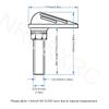 NRC&XRC Marine Grade Stainless Steel 316 I.D. 1-1/4in(33MM) Boat Intake Strainer Threaded Thru-Hull Inlet 1-1/4in Filter Scoopwith Rubber Washer Gaskets view 3