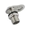NRC&XRC Marine Grade Stainless Steel 316 I.D. 1-1/4in(33MM) Boat Intake Strainer Threaded Thru-Hull Inlet 1-1/4in Filter Scoopwith Rubber Washer Gaskets view 4