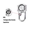 ZOVEDAIUG Clip on Digital Quartz Carabiner Watch, Waterproof and Shockproof Pocket Watch with Alarm Clock, Date, Week (Red) view 2