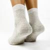 Men's Anti-sweat Quick-Drying Mesh-knitted Super-Breathable Organic Linen Flax Socks (9-11, pack-3) view 4