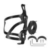 X AUTOHAUX Double Side Bicycle Water Coffee Drink Cup Bottle Holder Cages Carrier Rack with Base Black for Mountain Road Bike Motorcycle view 1