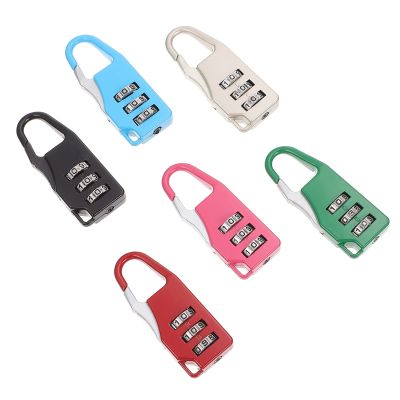 EXCEART 4 Digit Lock Mini Locks 6pcs 3 Digit Hanging Luggage s Mini Cipher for Backpack Drawers Suitcase Baggage er s Jewelry Box Password Pad