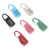 EXCEART 4 Digit Lock Mini Locks 6pcs 3 Digit Hanging Luggage s Mini Cipher for Backpack Drawers Suitcase Baggage er s Jewelry Box Password Pad view 1