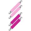 Century Star Elastic Mitten Clips for Toddlers & Kids - 2 Pairs, Rose & Pink, One Size view 1