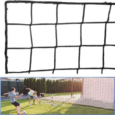 Wiseek Soccer Backstop Net, 15x30ft High Impact Barrier Net, Nylon Sport Netting, Soccer Rebounder