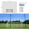 Wiseek Soccer Backstop Net, 15x30ft High Impact Barrier Net, Nylon Sport Netting, Soccer Rebounder view 3