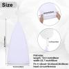 Geyoga 2 Pcs Men Silk Night Sleeping Cap Adjustable Drawstring Night Sleeping Cap with Pom Ball for Daily Use(White,Milk Fiber) view 2