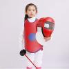 DLGF Fencing Mask, Plastic Fencing Mask for Child, Chest Protector, Children's Training Equipment view 3