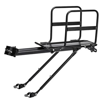Bike Rear Holder Aluminum Alloy Cargo Basket Heavy Duty Easy to Attach