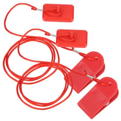 2 Pcs Running Machine Key, Running Machine Safety Switch Lock Magnet Key Universal Accessory Rectangle Clip