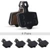 4 Pair Metallic Resin Brake Pad, Mountain Metallic Disc Brake Pads Brake Pad for R/CR/CR-MAG/X0 XX DB view 3