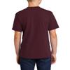 JustBlanks Youth Casual Short Sleeves 50/50 Cotton/Poly Core Blend Crew Neck T-Shirt - Athletic Maroon - M view 2