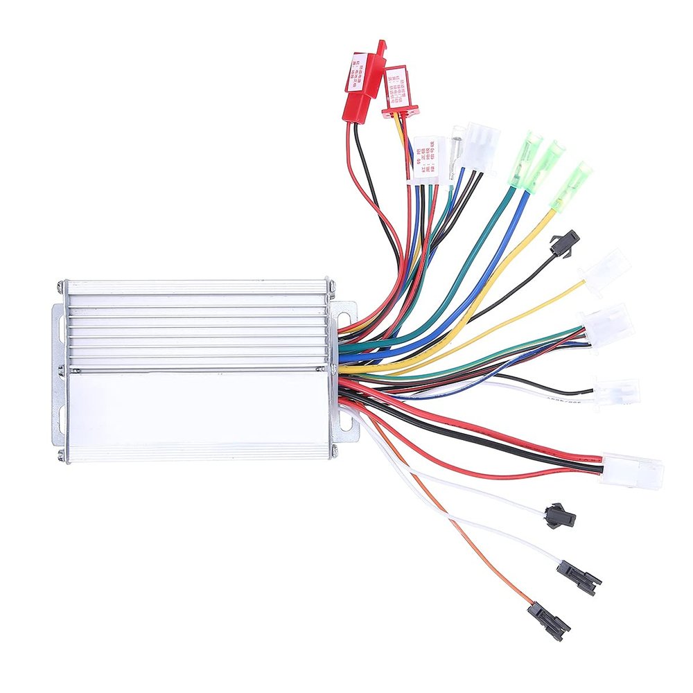 Davitu DC Motor - DC 36V/48V 350W Brushless Motor Controller 103x70x35mm Aluminium For Electric Bicycle E-bike Scooter