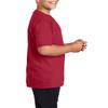 JustBlanks Youth Short Sleeves Regular Fit Casual Workout Performance Blend T-Shirt - Red - XL view 2