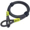 URBAN UR462L Bicycle Security Cable Braided Steel 0.39in, 6.5ft Long, Lightweight, Double Loop, Anti-Theft Cable Locking Motorcycle Helmet Protection, Wheels, Bags, Scooter, Electric Bike, Ebike view 1
