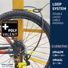 URBAN UR462L Bicycle Security Cable Braided Steel 0.39in, 6.5ft Long, Lightweight, Double Loop, Anti-Theft Cable Locking Motorcycle Helmet Protection, Wheels, Bags, Scooter, Electric Bike, Ebike view 4