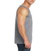 JustBlanks Mens Tank Tops Sleeveless Shirts for Men Workout Shirts for Men Tank T-Shirt Gym Sleeveless T-Shirt - Athletic Heather - M view 3