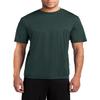 JustBlanks Mens Crew T-Shirt Performance Tee Work Out Shirt for Men Short Sleeve T-Shirt for Men - Dark Green - XL view 1