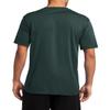 JustBlanks Mens Crew T-Shirt Performance Tee Work Out Shirt for Men Short Sleeve T-Shirt for Men - Dark Green - XL view 3