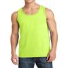 JustBlanks Mens Tank Tops Sleeveless Shirts for Men Workout Shirts for Men Tank T-Shirt Gym Sleeveless T-Shirt - Neon Yellow - S view 1