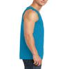 JustBlanks Mens Tank Tops Sleeveless Shirts for Men Workout Shirts for Men Tank T-Shirt Gym Sleeveless T-Shirt - Neon Blue - L view 3