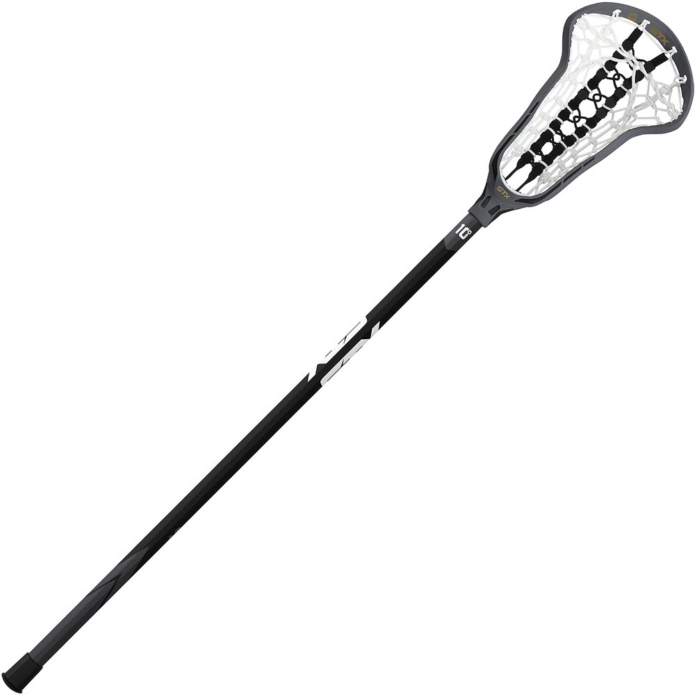 STX Lacrosse Exult 600 Complete Stick with Runway Pocket, Graphite