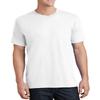 JustBlanks Mens 100% Cotton T-Shirt for Men Short Sleeves Men's t-Shirt Crew T-Shirt Crewneck Tee - White - L view 1