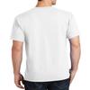 JustBlanks Mens 100% Cotton T-Shirt for Men Short Sleeves Men's t-Shirt Crew T-Shirt Crewneck Tee - White - L view 2