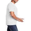 JustBlanks Mens 100% Cotton T-Shirt for Men Short Sleeves Men's t-Shirt Crew T-Shirt Crewneck Tee - White - L view 3