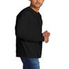 JustBlanks Mens Casual Long Sleeves Regular Fit Tri-Blend Crew Neck T-Shirt - Black - 2XL view 3
