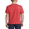 JustBlanks Youth Casual Short Sleeves Regular Fit Fan Favorite Blend Crew Neck T-Shirt - Bright Red Heather - S view 2